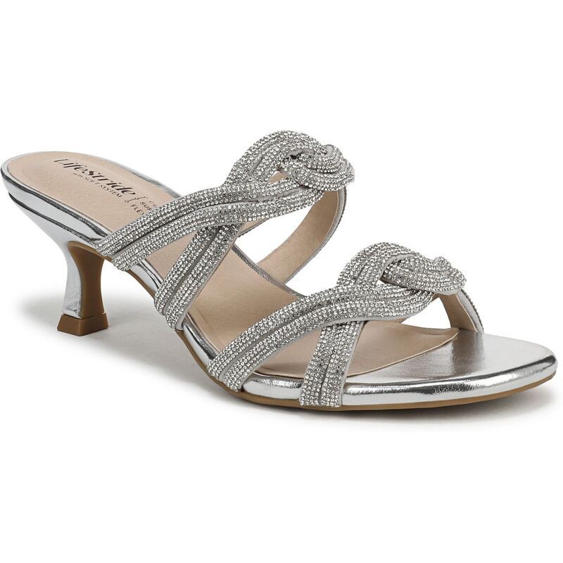 ライフストライド レディース シューズ パンプス サンダル LifeStride NightOut Womensandalsilver シルバー