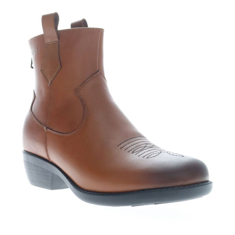 プロペット レディース シューズ ブーツ・レインブーツ Propet Maisie Womens Western Booties Brown ブラウン