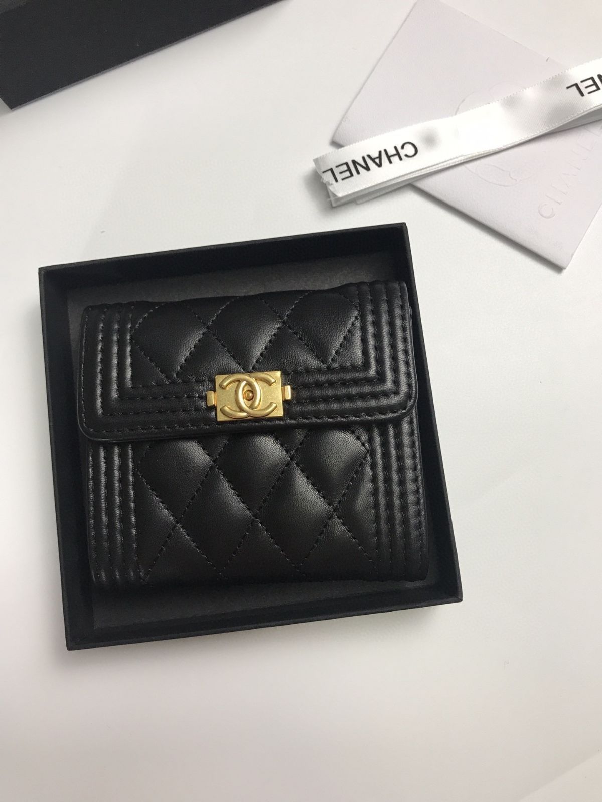 美品★極美品 CHANEL シャネル ウォレット 折り財布 小銭入れ