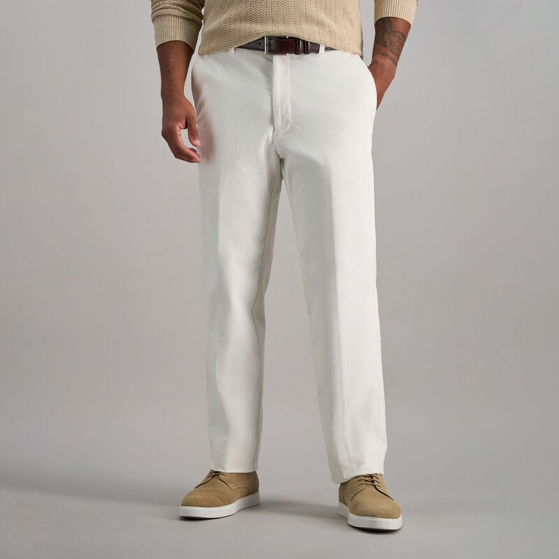 ハガー メンズ ボトムス カジュアルパンツ コーデュロイ Mens Haggar ClassicFit Stretch Expandable Waistband Corduroy Pants Ivor