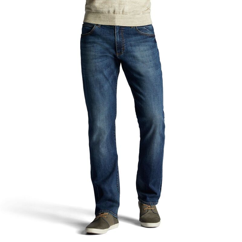 リー メンズ ボトムス デニムパンツ ジーンズ Mens Leextreme Motion StraightLeg Jeans Maddox