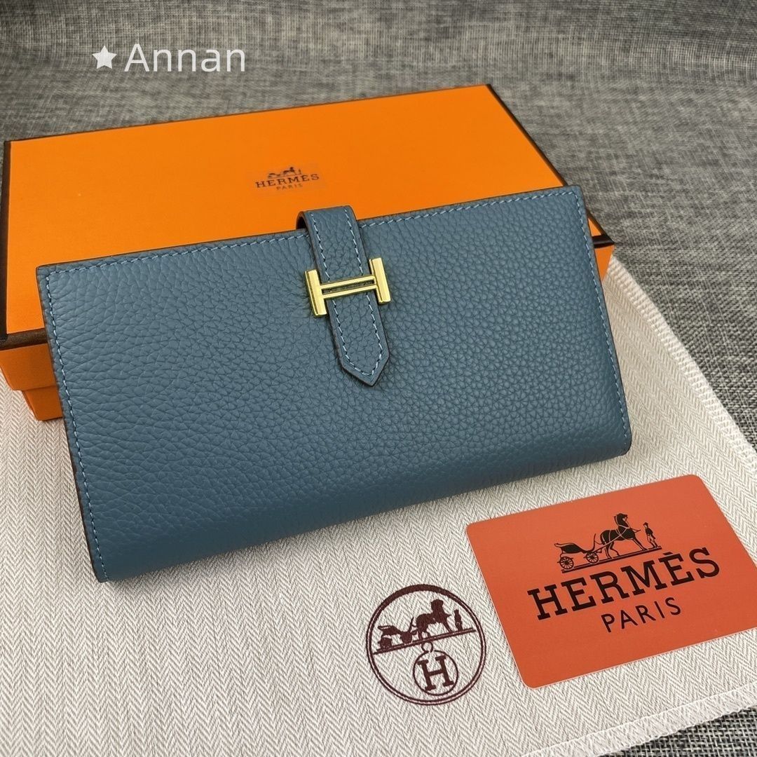実用性 【極美品】 HERMES エルメス長財布 ウォレット 長財布 小銭入れ