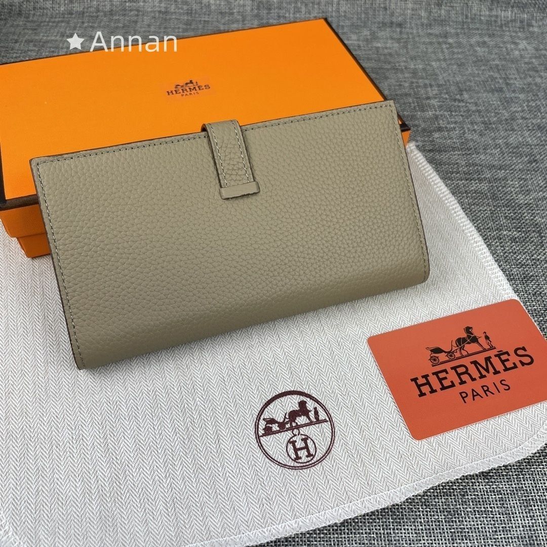 限界価格 本革 HERMES エルメス 長財布 ウォレット 長財布 小銭入れ