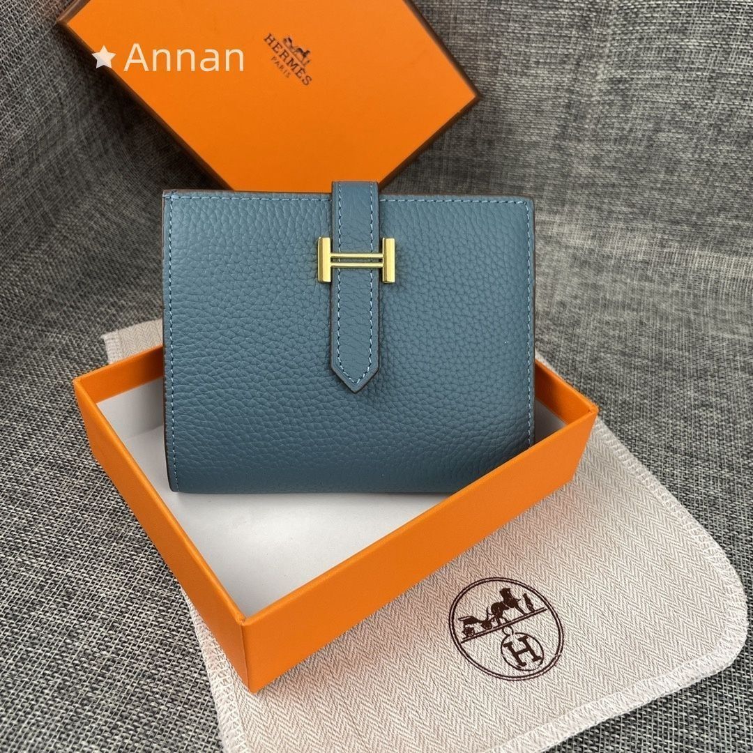 【極美品 現行型】 HERMES エルメス 折り財布 小銭入れ