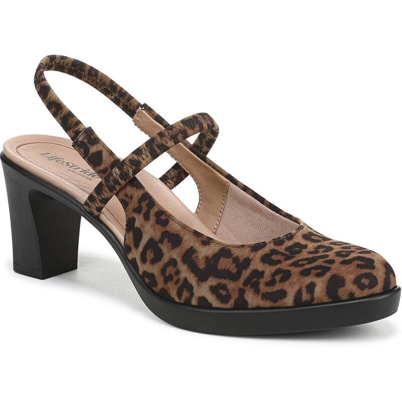 ライフストライド レディース シューズ パンプス LifeStridevoke Womenslingback Pumps Leopard アニマル