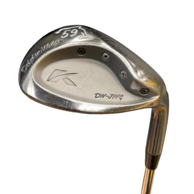 【中古】 キャスコ Dolphin wedge DW-JPFG 59° ウェッジ WG 純正特注シャフト (フレックスS) メンズ 男性用 右利き 右用 Cランク ゴルフクラブ