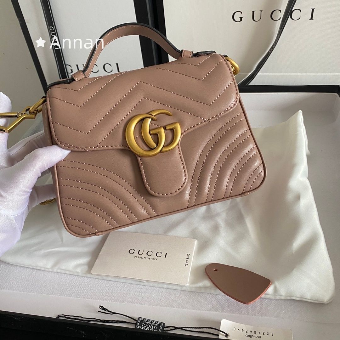 激レア GUCCI グッチ 2WAYショルダーバッグ ハンドバッグ マーモント 547260