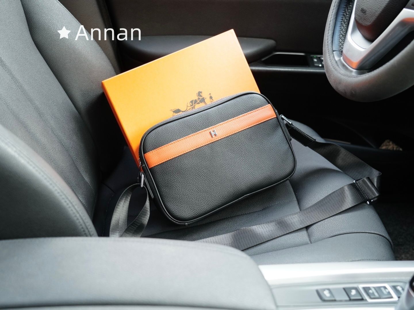 送料無料 美品 美品 メンズ HERMES エルメス ショルダーバッグ