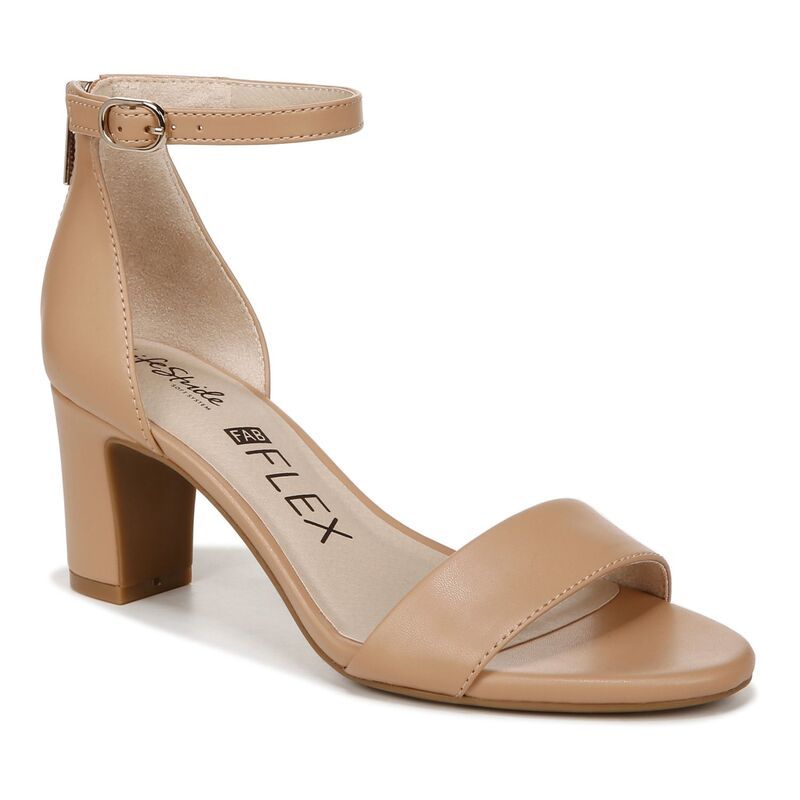 ライフストライド レディース シューズ パンプス アンクル LifeStride Florence Womens Ankle Strapumps Camel キャメル
