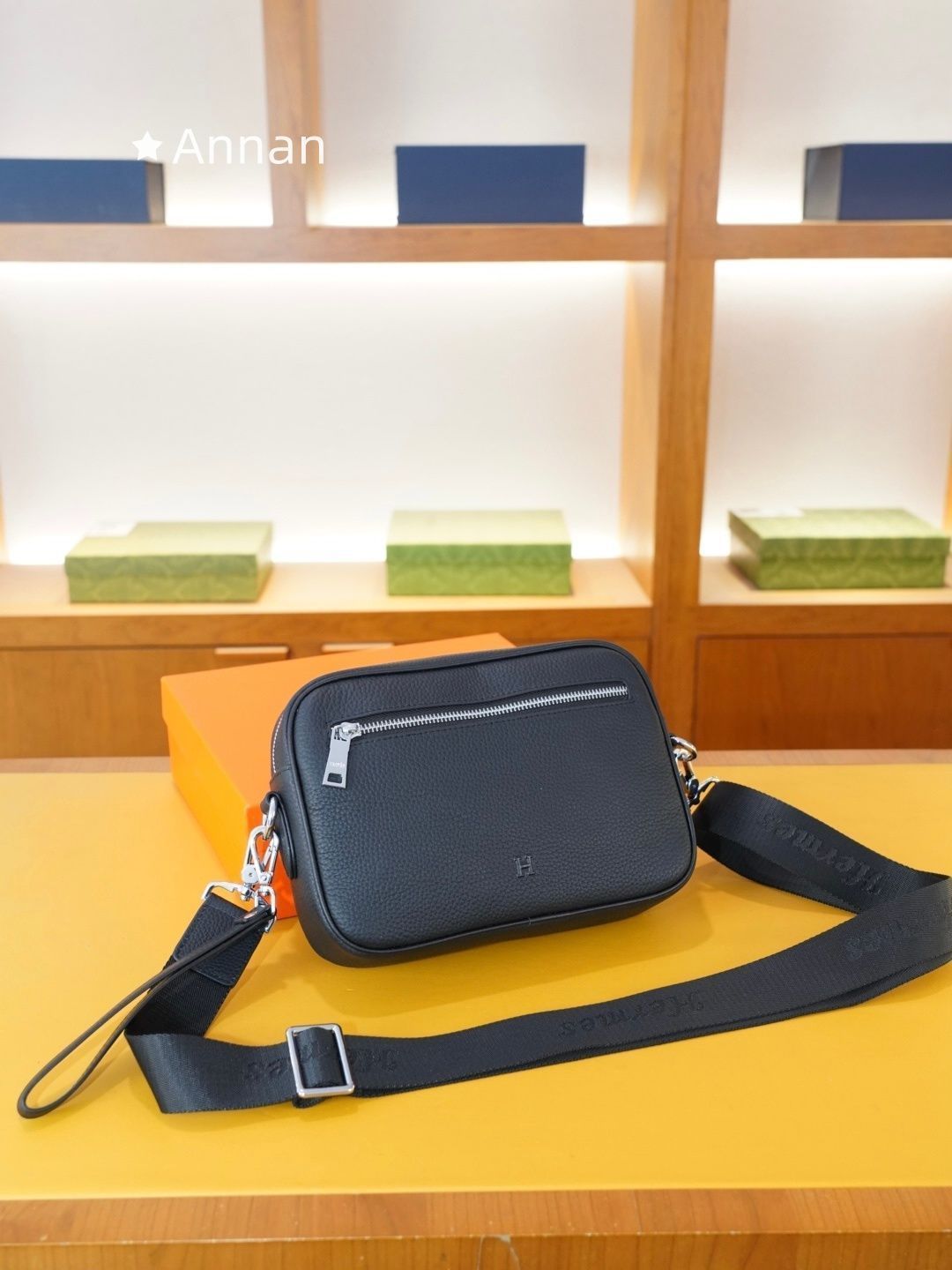 限界 超美品 メンズ HERMES エルメス ショルダーバッグ