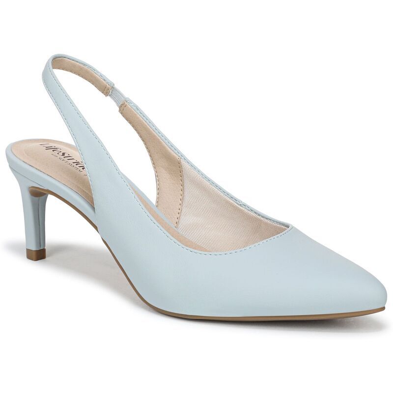 ライフストライド レディース シューズ パンプス ヒール LifeStride Annalise Womenslingback Heels Light Blue ブルー