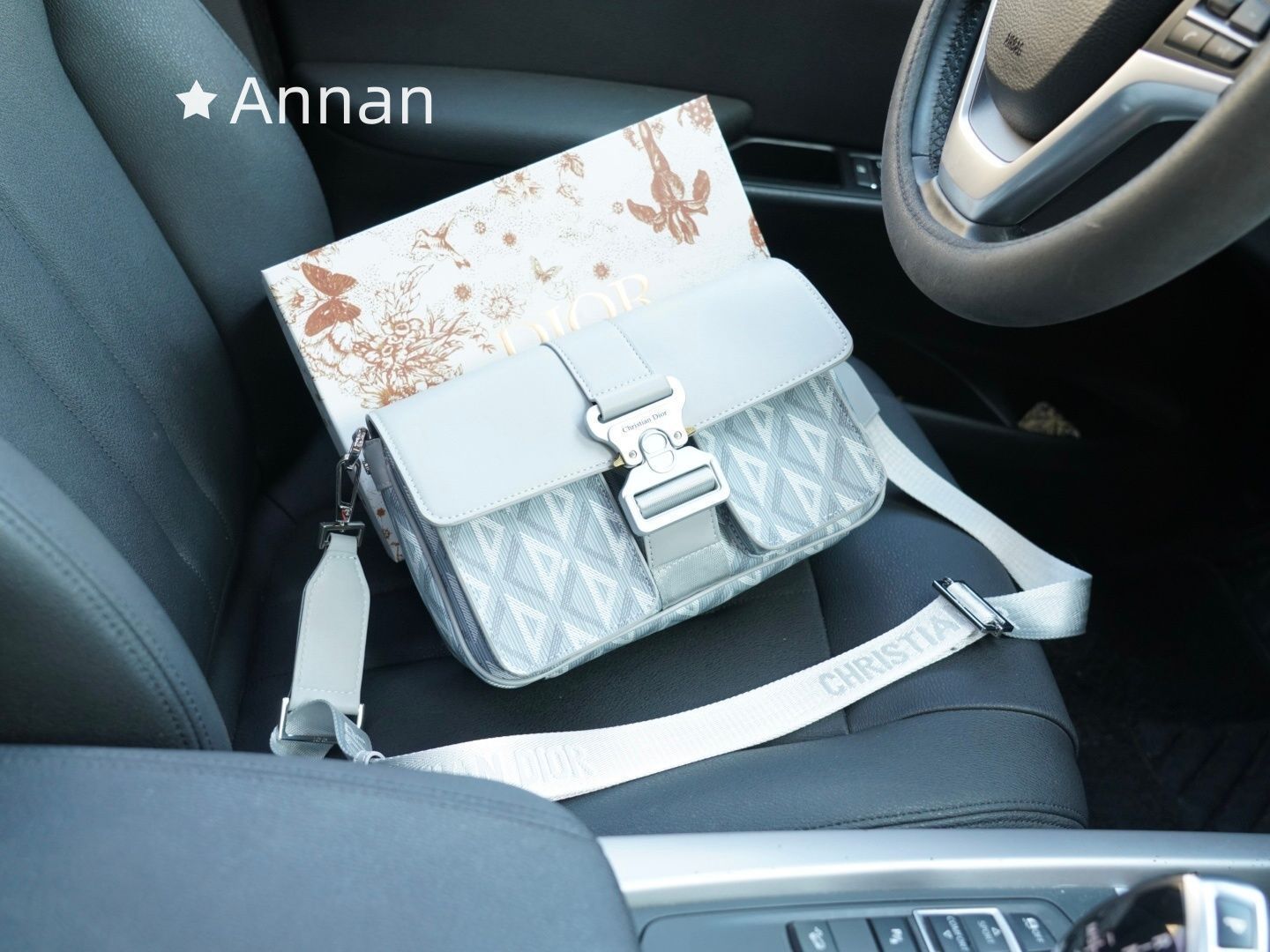 良品 ★★ メンズ Christian Dior クリスチャンディオール ショルダーバッグ