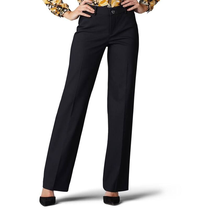 リー レディース ボトムス カジュアルパンツ Womens Lee Flex Motion Trouser Pants Black ブラック