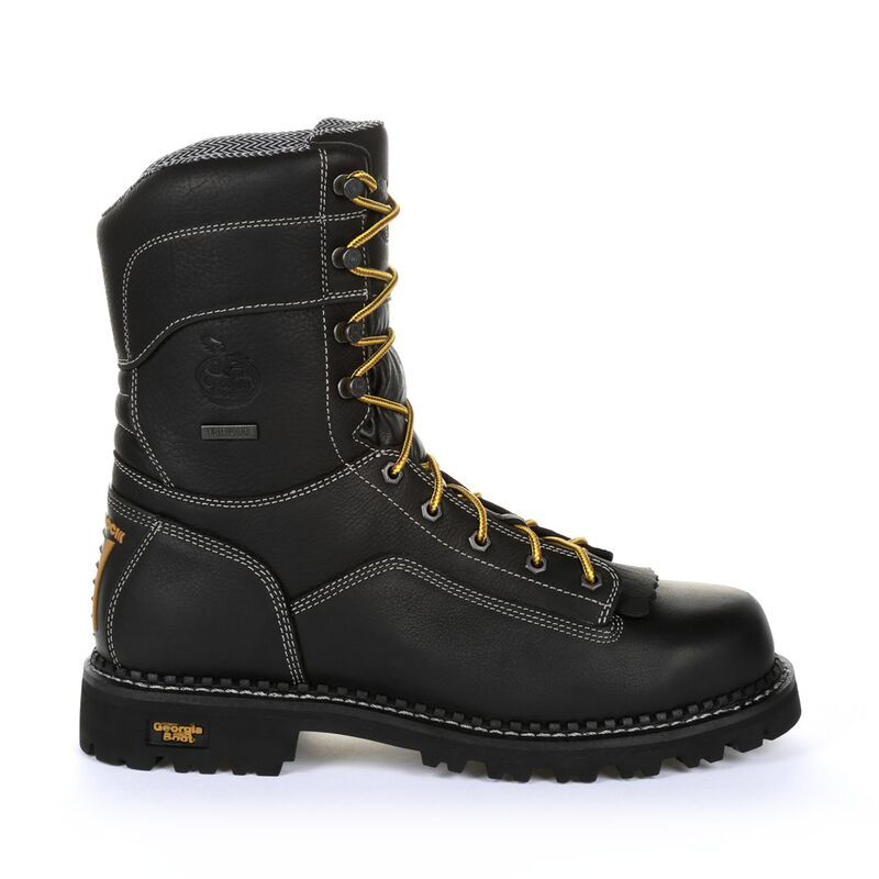 ジョージアブーツ メンズ シューズ ブーツ・レインブーツ Georgia Boots AMP LT Logger Mens Waterproof Composite Toe Work Boots Bl