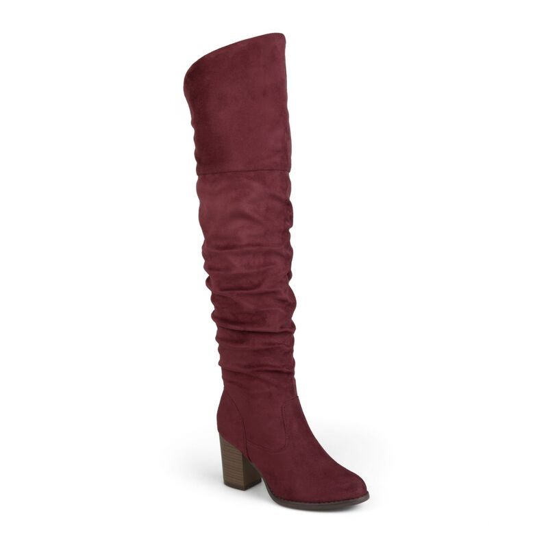 ジュルネ コレクション レディース シューズ ブーツ・レインブーツ トール Journee Collection Kaison Womens Tall Boots Wine ワイン