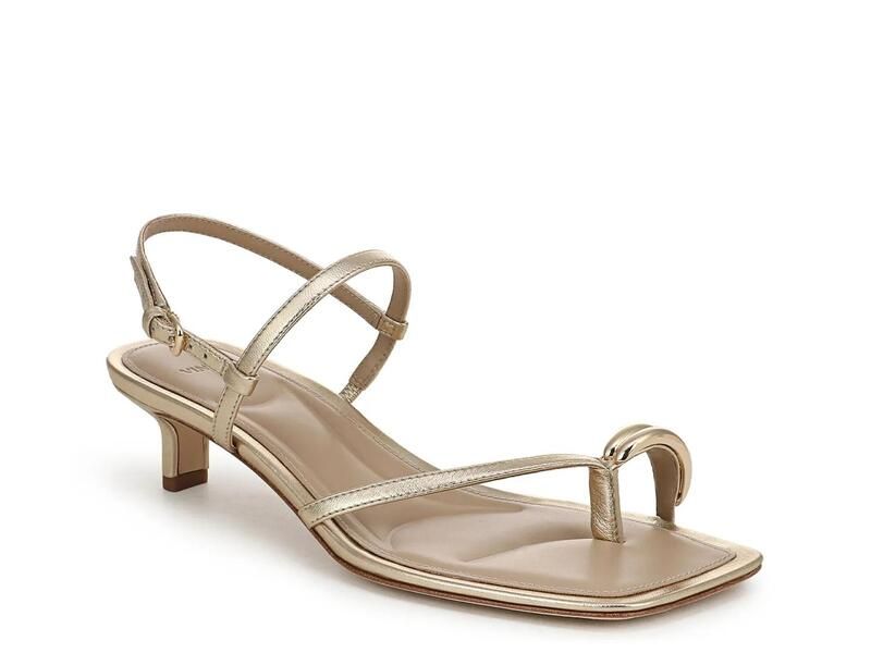 ヴィンス レディース シューズ サンダル VincePolli Sandal Womens Champagne Leather シャンパン