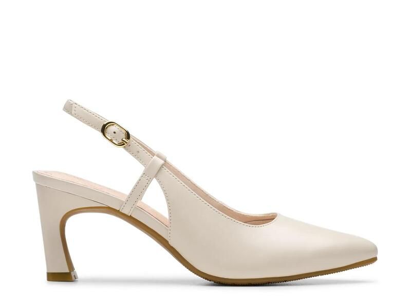 クラークス レディース シューズ パンプス ClarksTammitha Strapump Off White Leather オフホワイト