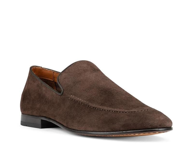 ドナルドプリネール メンズ シューズ スリッポン・ローファー Donald PlinerTristan Loafer Dark Brown Suede ブラウン