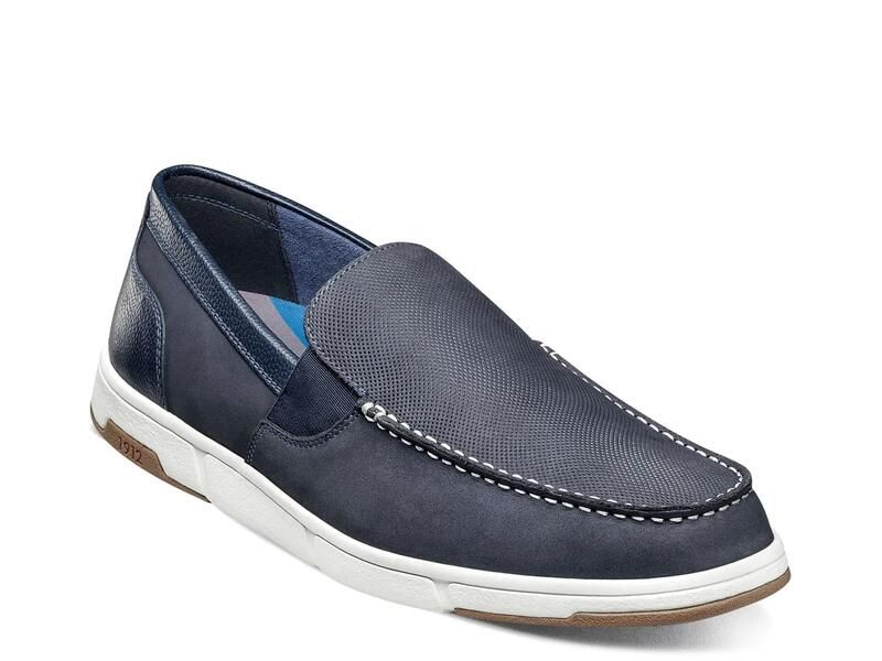 ノンブッシュ メンズ シューズ スリッポン・ローファー Nunn BushLuca Venetian Loafer Navy ネイビー