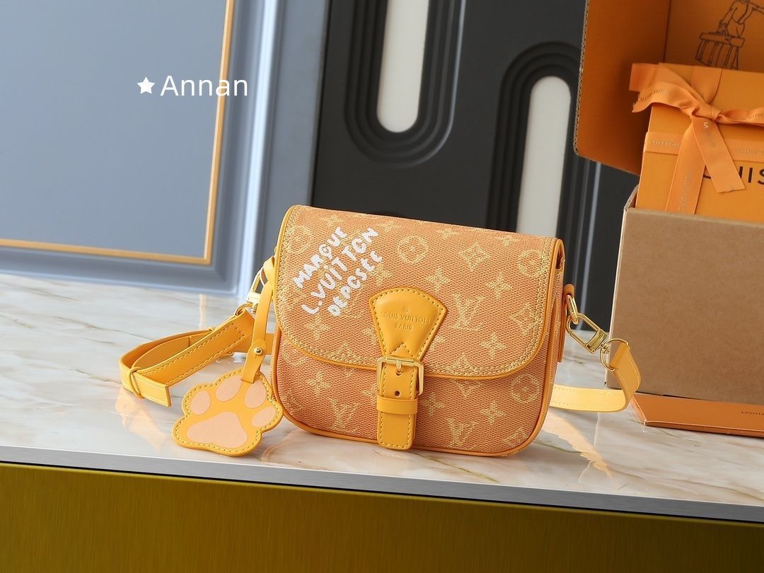 超極SSS美品 良品 LOUIS VUITTON ルイヴィトン ショルダーバッグ メンズ モンスリ?メッセンジャー M12694
