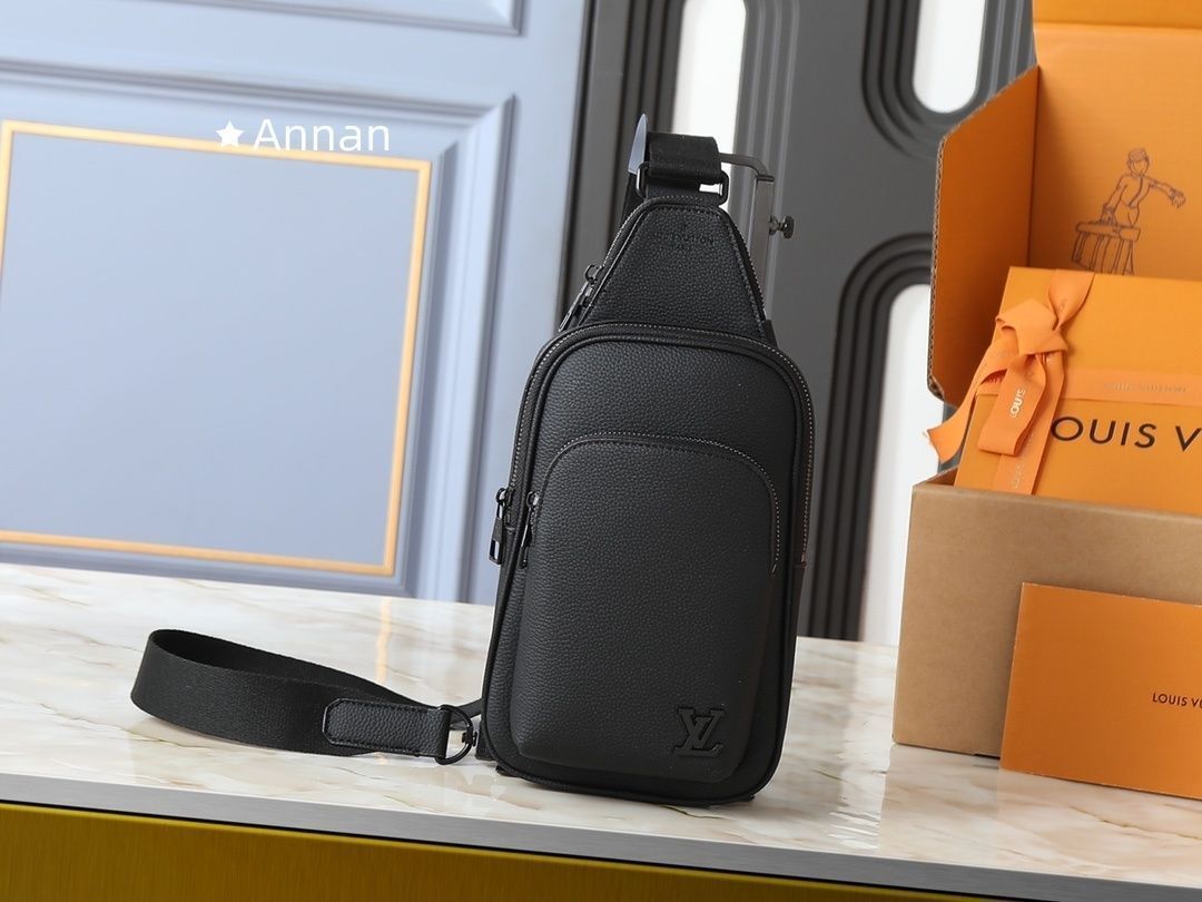 激レア LV LOUIS VUITTON ルイヴィトン バッグ メンズ アヴェニュー?スリングバッグ PM M15255