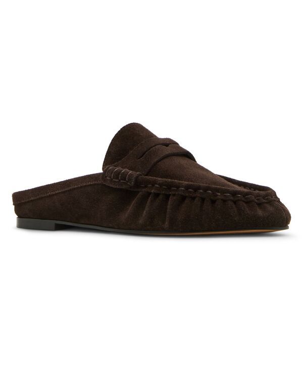 スティーブ マデン レディース シューズ パンプス ローファー Steve Madden Womens Rafe Tailored SlipOn Loafer Mules Chocolate Brow