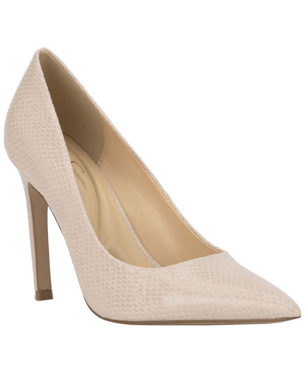 ジェシカシンプソン レディース シューズ パンプス Jessica Simpson Womens Welica Embellished PointedToe Pumps Chalk Snake チョー