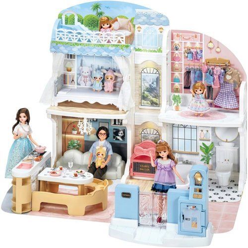 タカラトミー TAKARA TOMY リカちゃん おしゃべりオートロック 2階建てのグラン･メゾン 初回限定版 着せ替え おままごと おもちゃ 3歳以上 日本おもちゃ大賞2025 共遊玩具部門 大賞