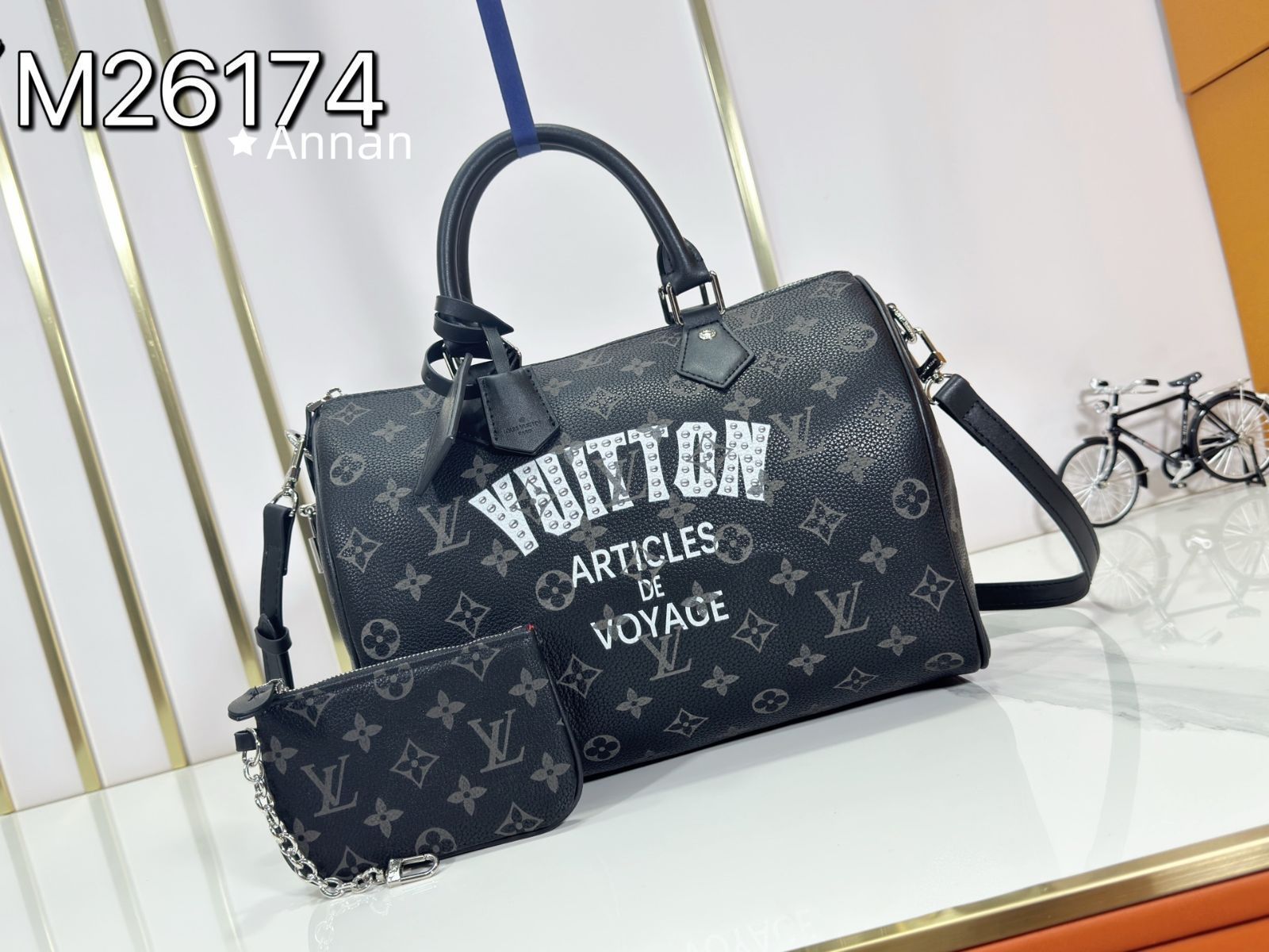送料無料 LOUIS VUITTON ルイヴィトン バック メンズ スピーディ30 ハンドバック パロ