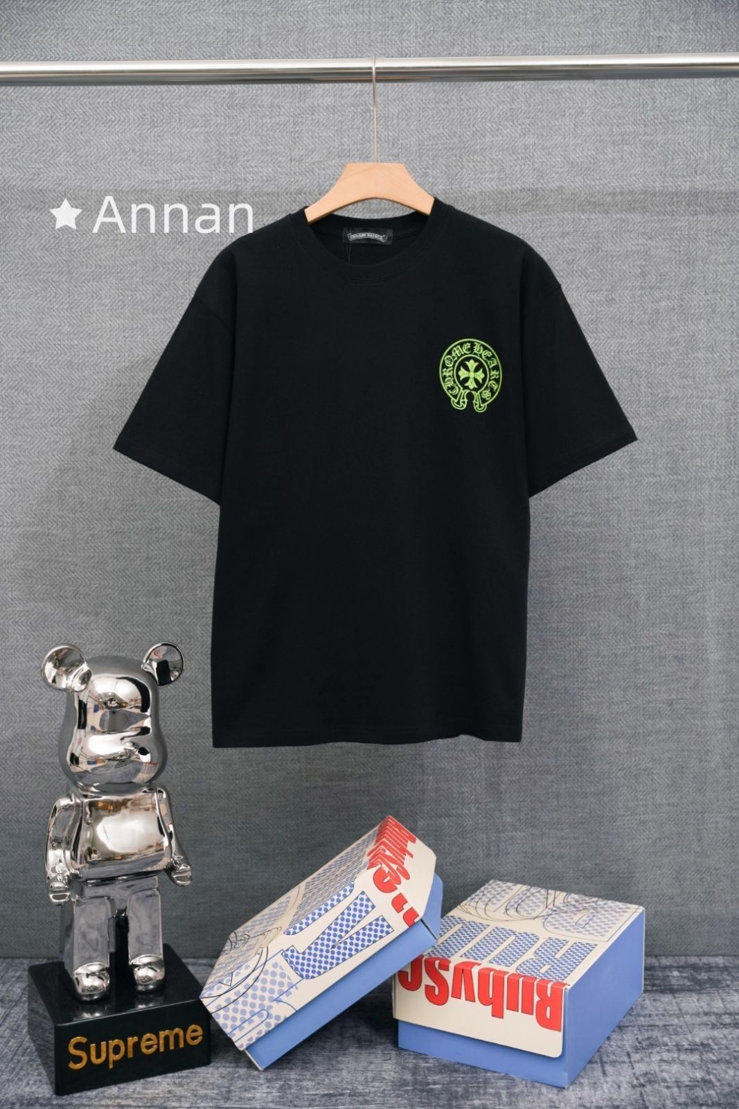 【超極上美品】 美品 CHROME HEARTS クロムハーツ Tシャツ　半袖　夏服　トップス 男女兼用