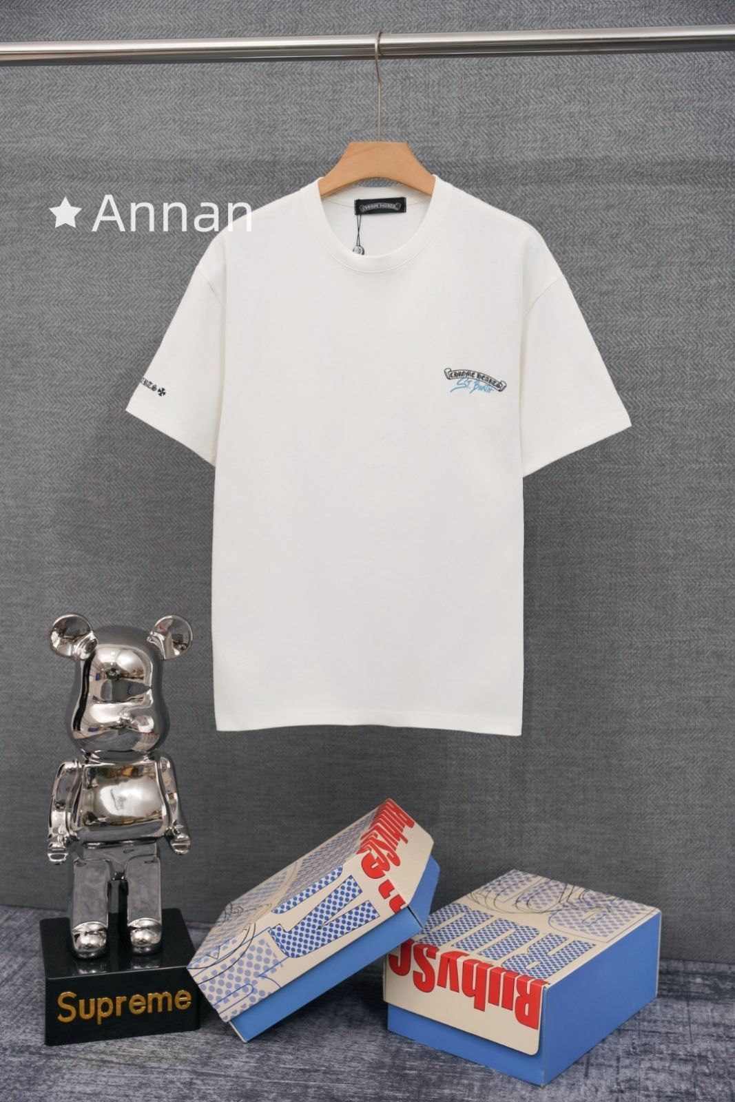 お値下げ！限定CHROME HEARTS クロムハーツ Tシャツ　半袖　夏服　トップス 男女兼用