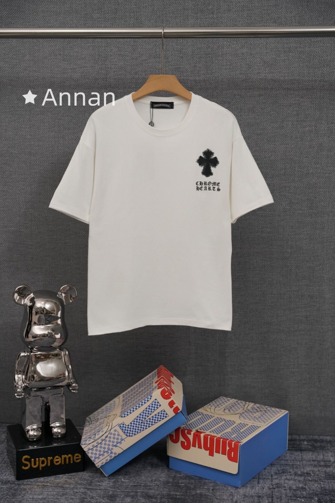 限界価格美品CHROME HEARTS クロムハーツ Tシャツ 半袖 夏服 トップス 男女兼用
