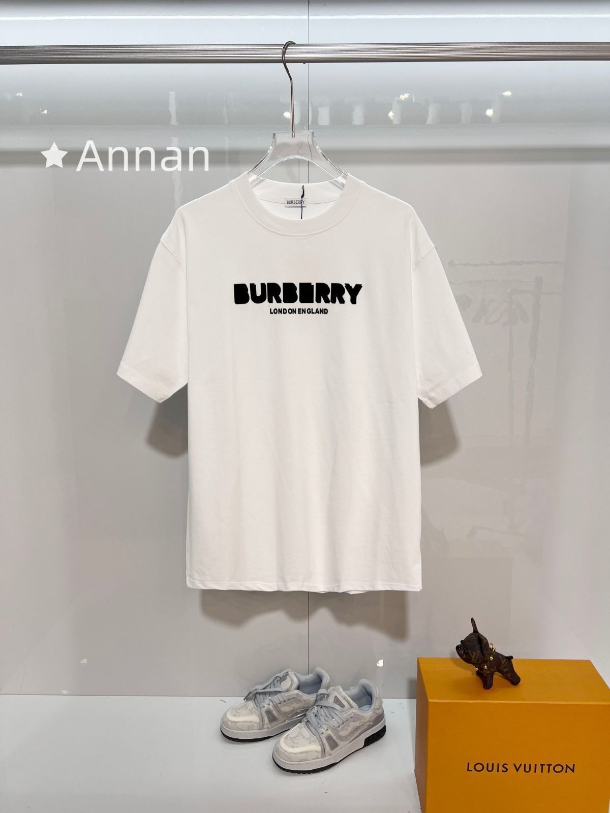 超美品 本日特価BURBERRY バーバリー Tシャツ　半袖　夏服　トップス 男女兼用
