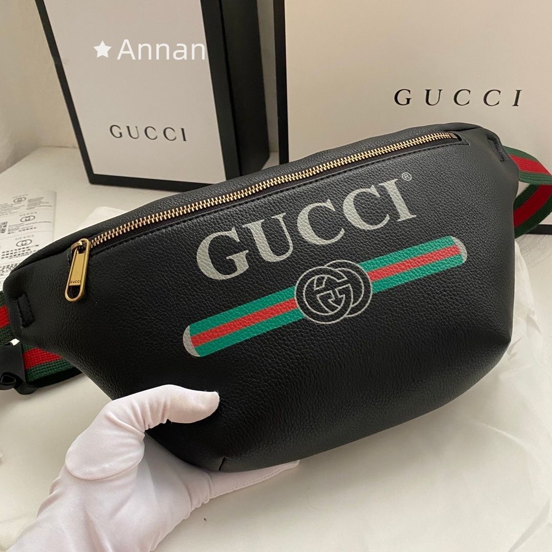 状態良 美品 GUCCI グッチ ウエストバッグ　ボディバッグ シェリーライン メンズ　493869