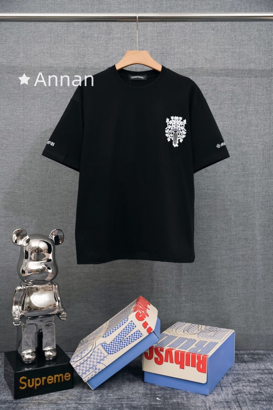 【限定】送料無料 CHROME HEARTS クロムハーツ Tシャツ 半袖 夏服 トップス 男女兼用