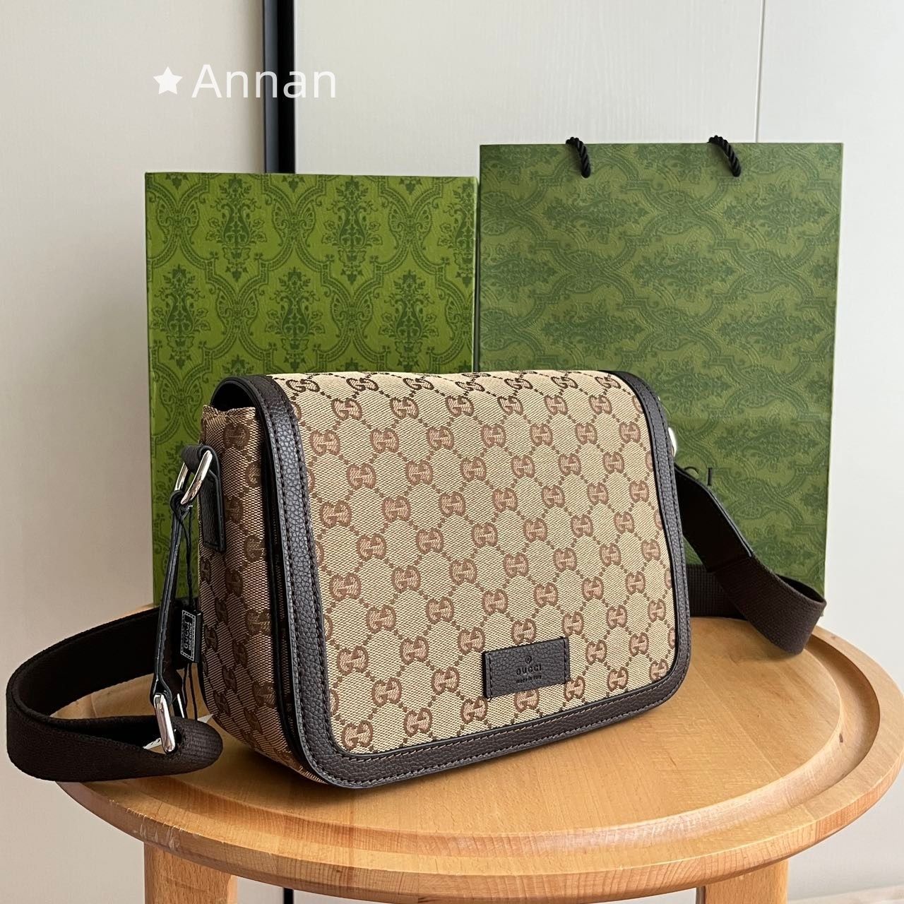 状態良 グッチ GUCCI 斜め掛け ショルダーバッグ メンズ 449172 - メルカリ