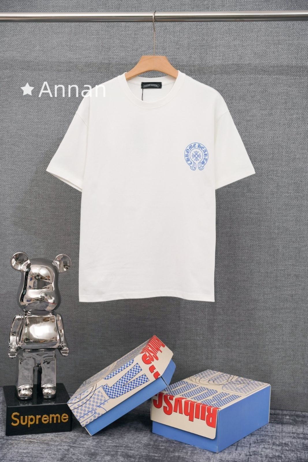即完売 本日特価 超美品 CHROME HEARTS クロムハーツ Tシャツ　半袖　夏服　トップス 男女兼用