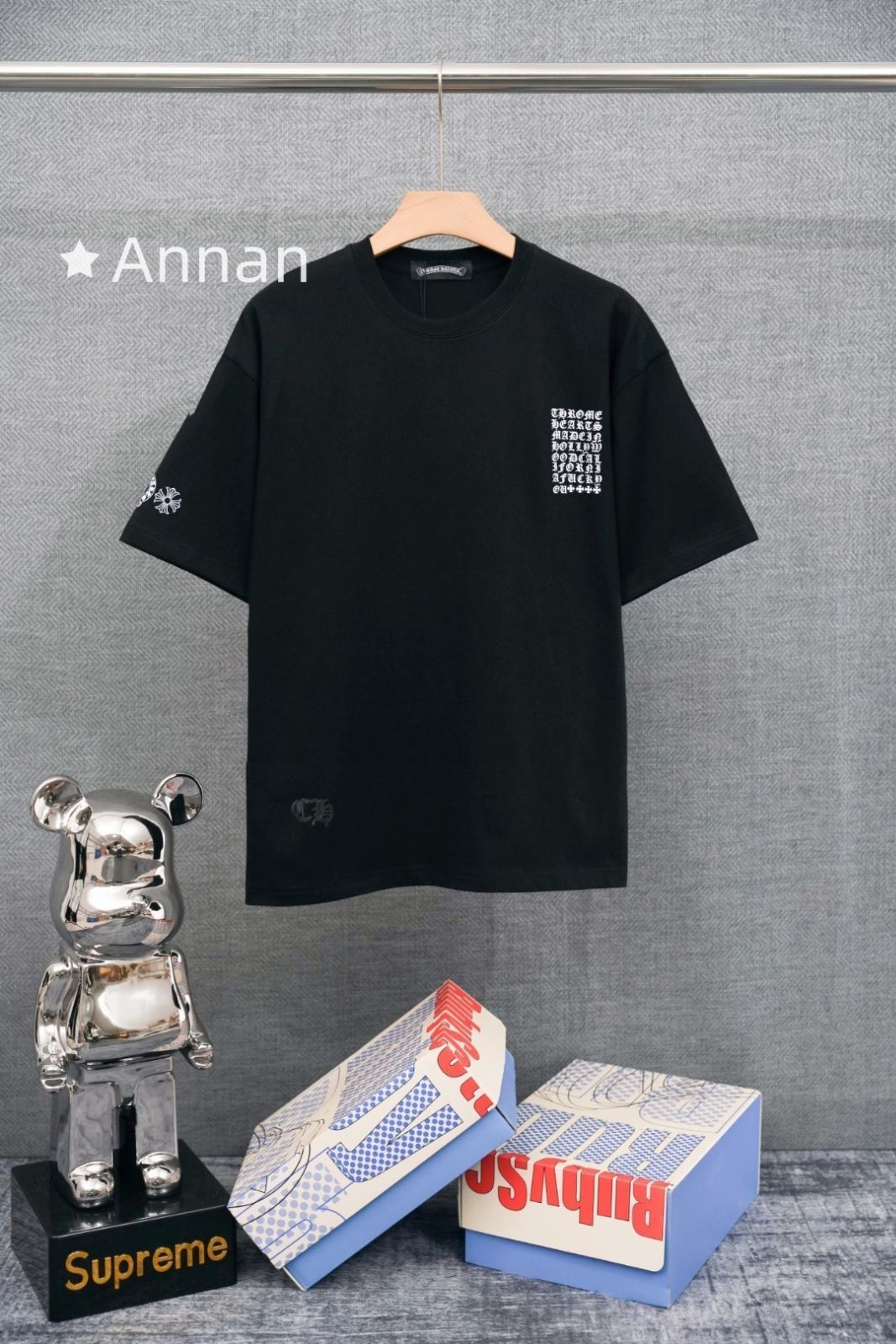 最終値下げ！CHROME HEARTS クロムハーツ Tシャツ　半袖　夏服　トップス 男女兼用
