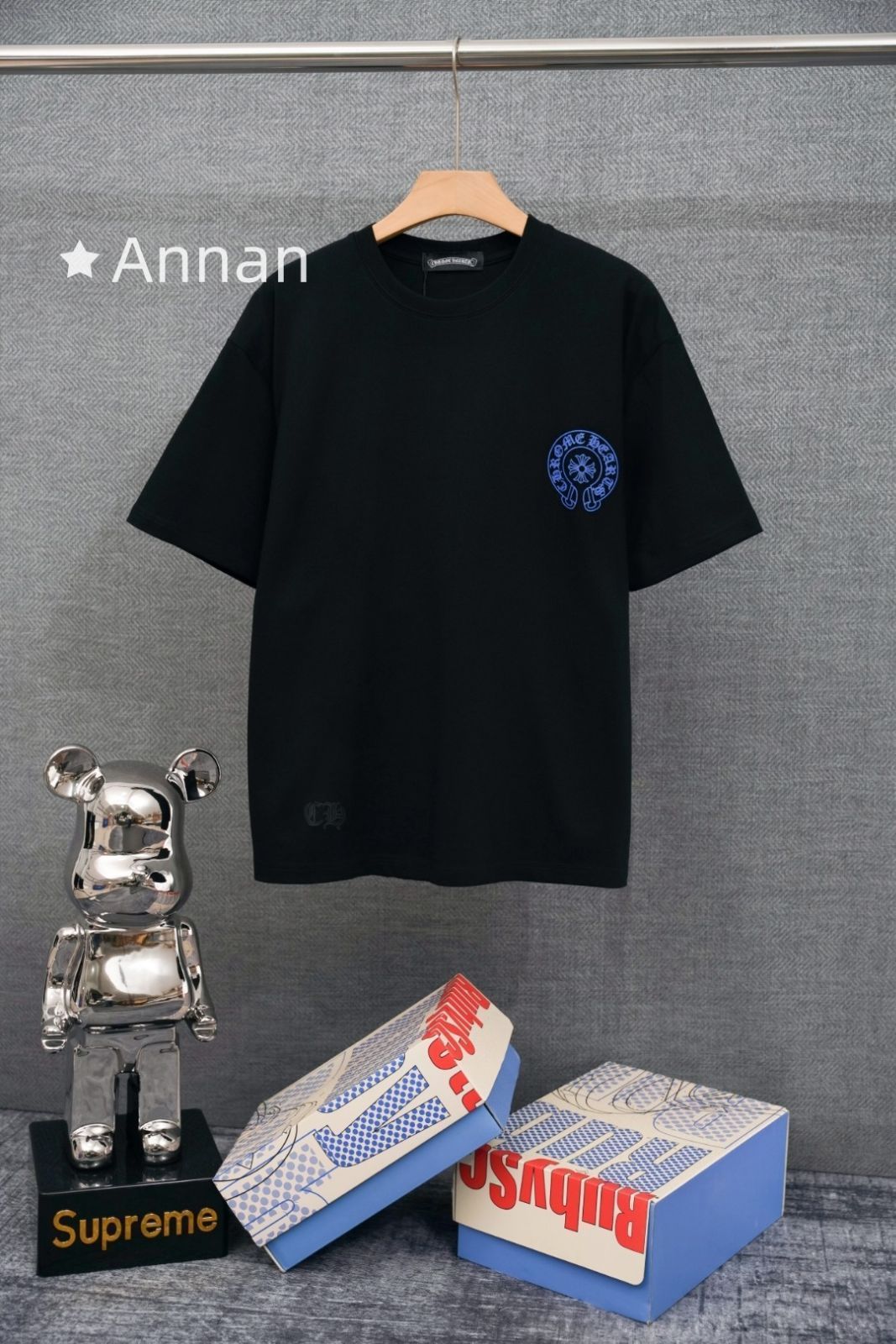 激レア 本日特価 美品★極美品 CHROME HEARTS クロムハーツ Tシャツ　半袖　夏服　トップス 男女兼用