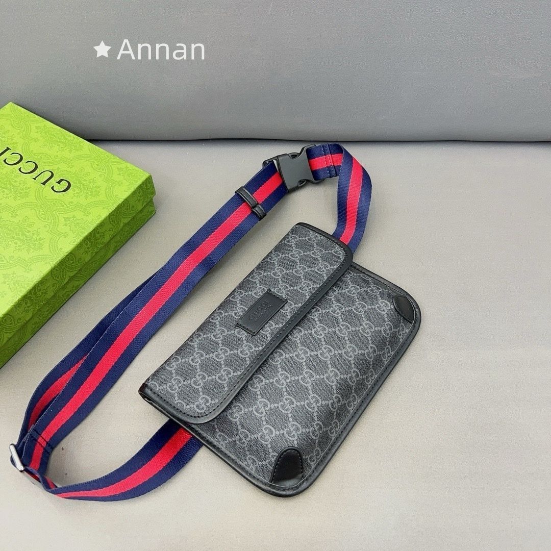 送料込☆ GUCCI グッチ バッグ GG柄 ベルトバッグ シェリーライン