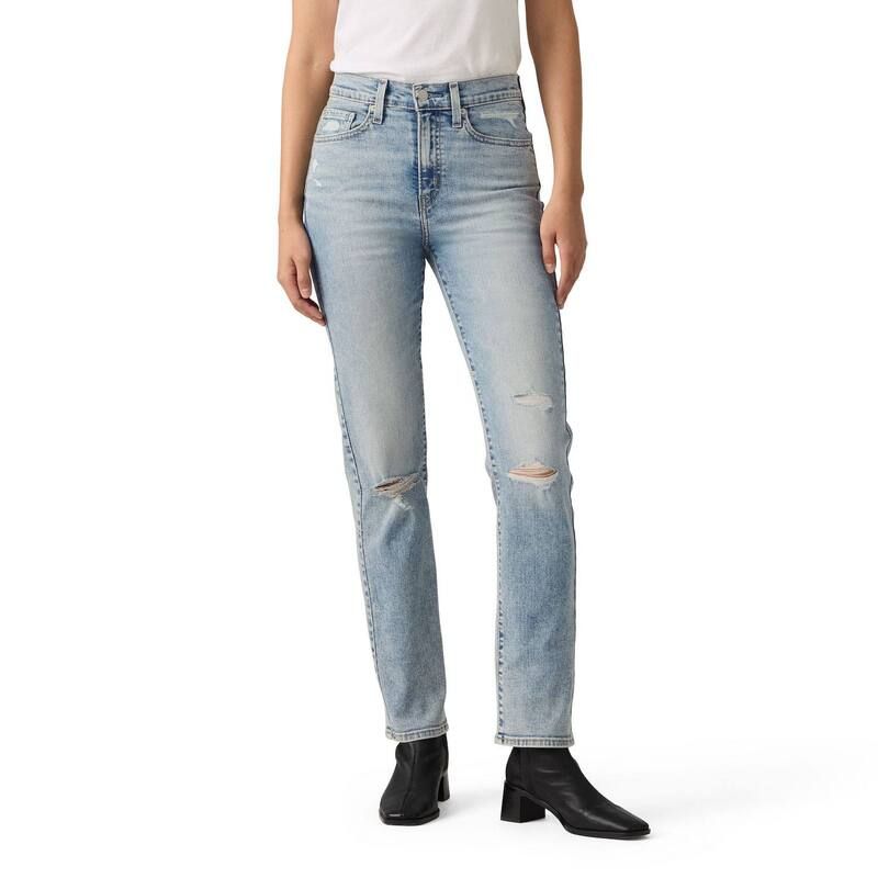 リーバイス レディース ボトムス デニムパンツ ジーンズ Womens Levis 724 High Rise Straight Jeans Know The Difference