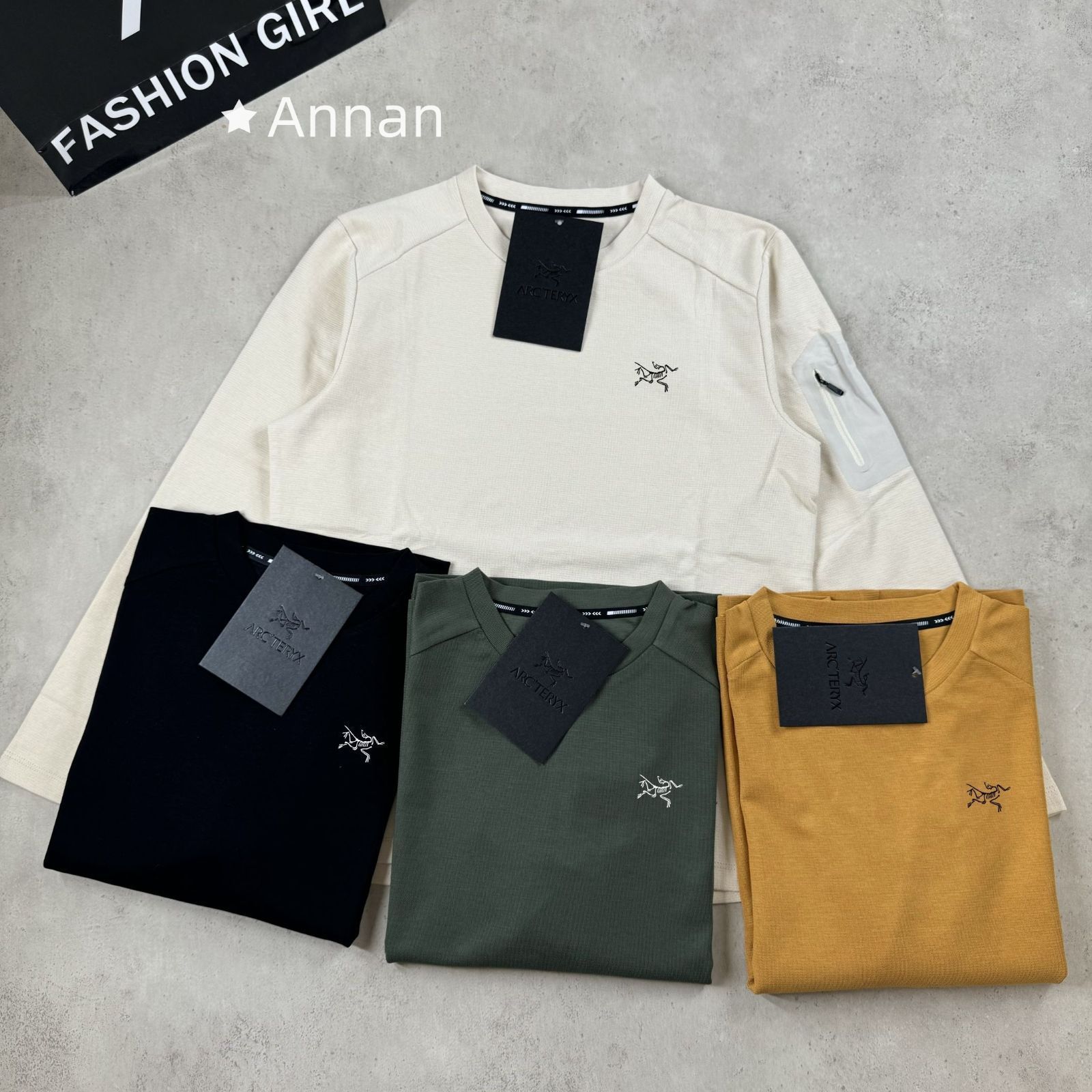 新品！新品 タグ付 ARC'TERYX アークテリクス パーカー 長袖Tシャツ トップス シンプルフード付きパーカー ユニセックス