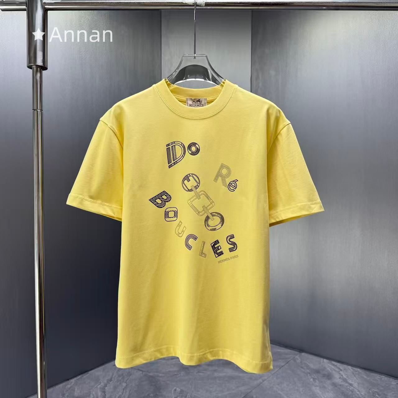 最終値下げ 新品 新品！HERMES エルメス 半袖　夏服　トップス 男女兼用