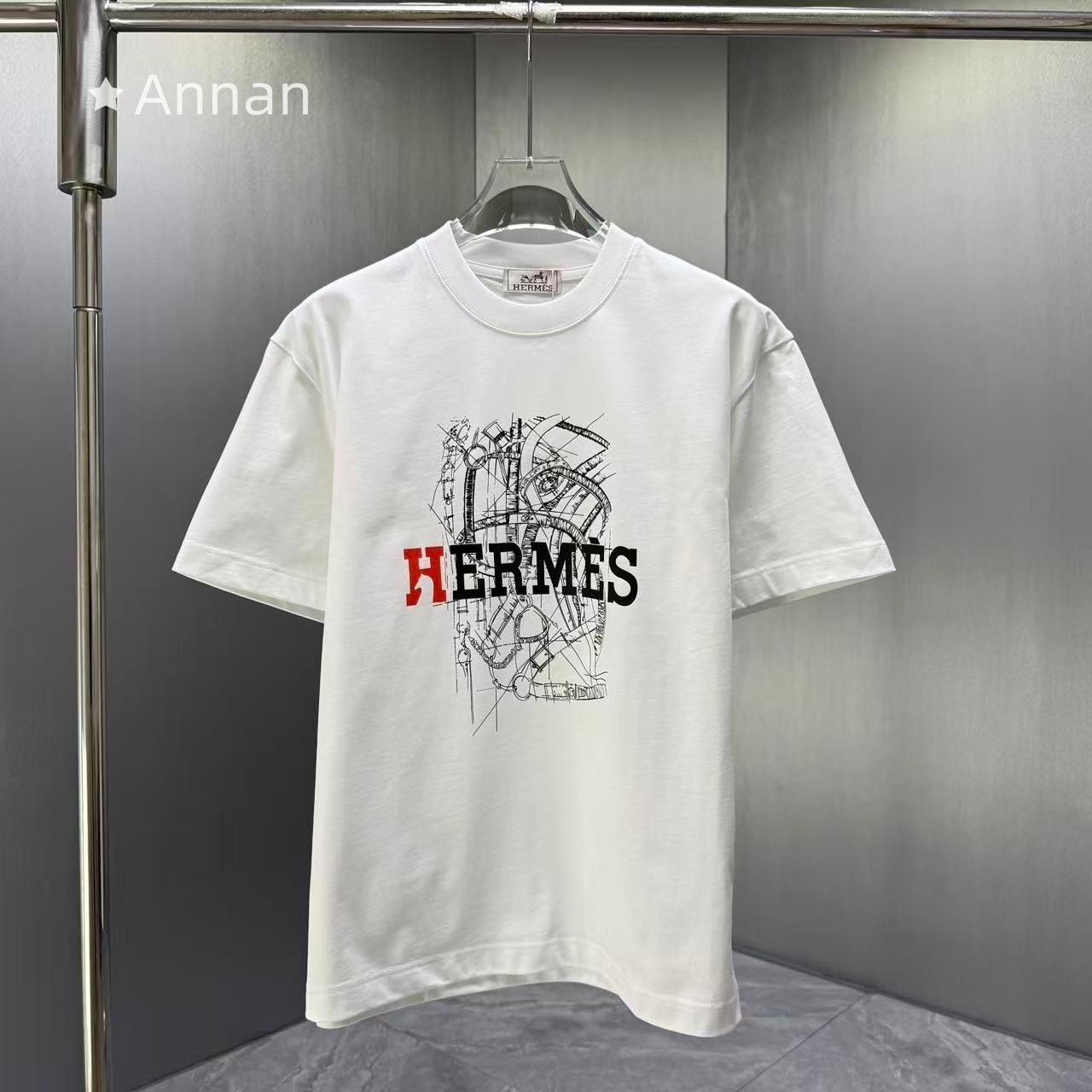 【未使用品】最終値下げ新品！HERMES エルメス 半袖　夏服　トップス 男女兼用