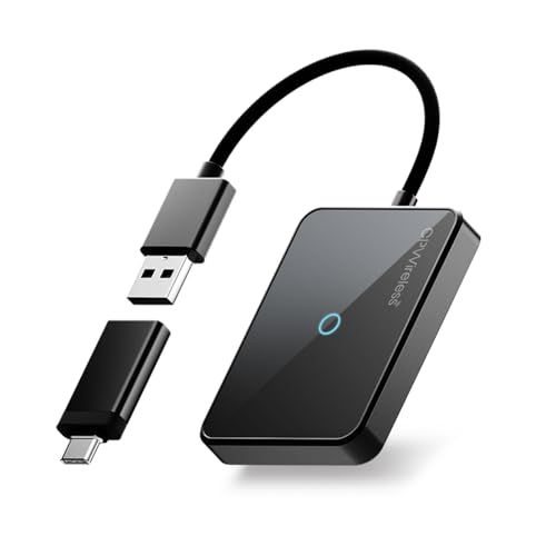 【新品】Wireless - CPWireless CarPlay対応 ワイヤレス カープレー対応 bluetooth アダプター 無線 CarPlay対応 カーナビ マップ 音楽 通話 すべての有線機能をワイヤレス（無線）に変換するアダプタ f6d216b4