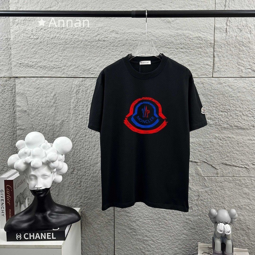 送料無料 美品 美品 超美品 MONCLER モンクレール Tシャツ 半袖 夏服 トップス 男女兼用