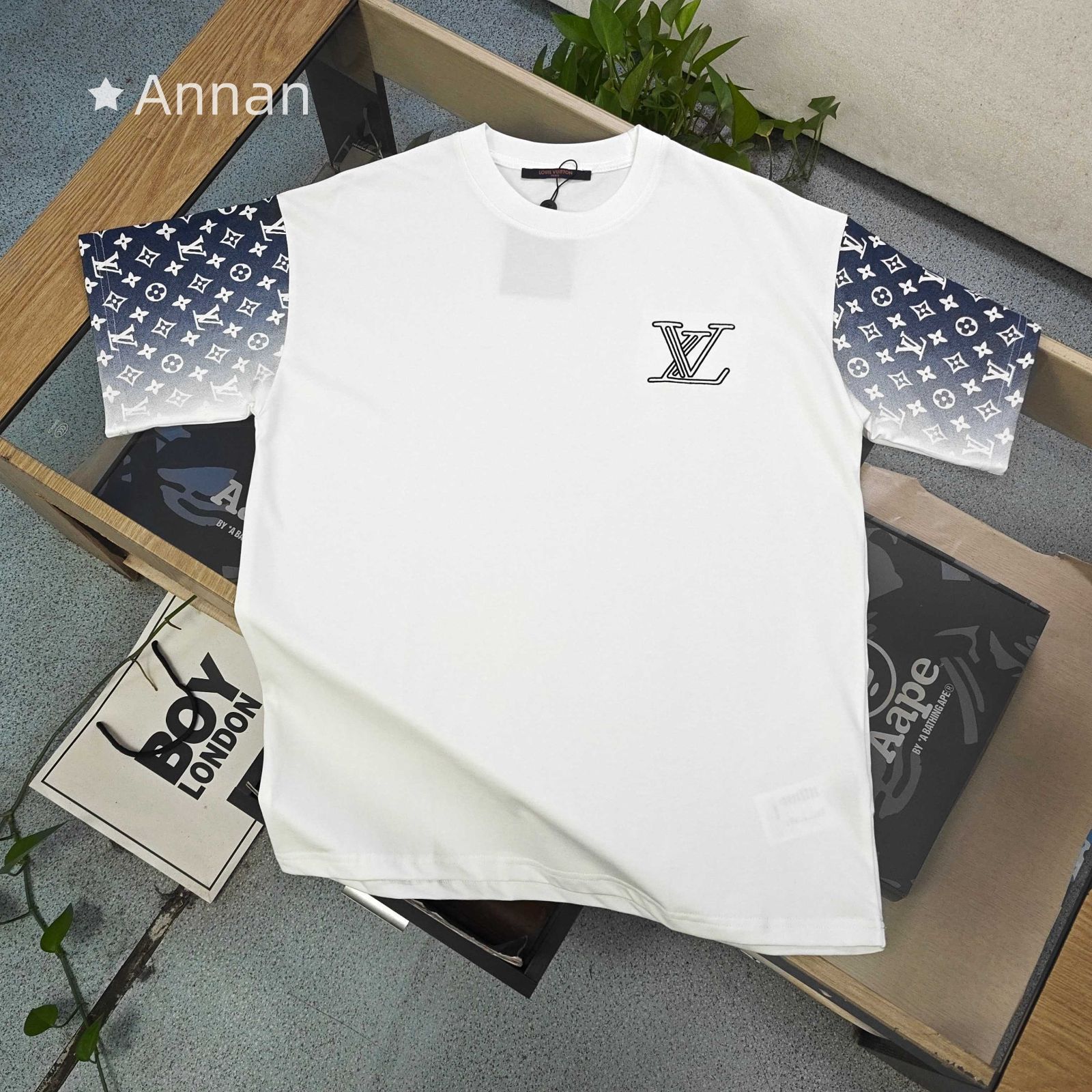 実用性 ★★ 新品!LV LOUIS VUITTON ルイヴィトン 半袖 夏服 トップス 男女兼用