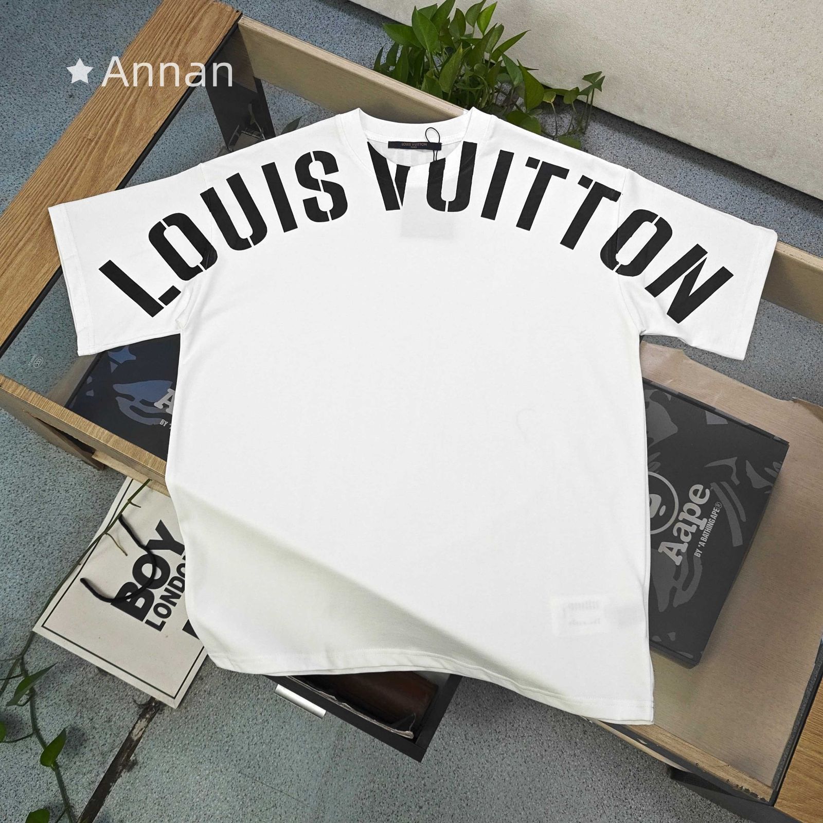 限定品★★ 新品!LV LOUIS VUITTON ルイヴィトン 半袖 夏服 トップス 男女兼用