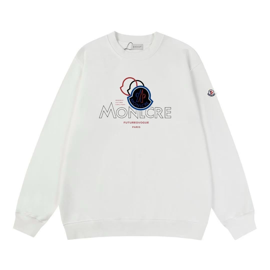 高級 人気商品新品 新品 タグ付 MONCLER モンクレール パーカー 長袖Tシャツ トップス シンプルフード付きパーカー ユニセックス
