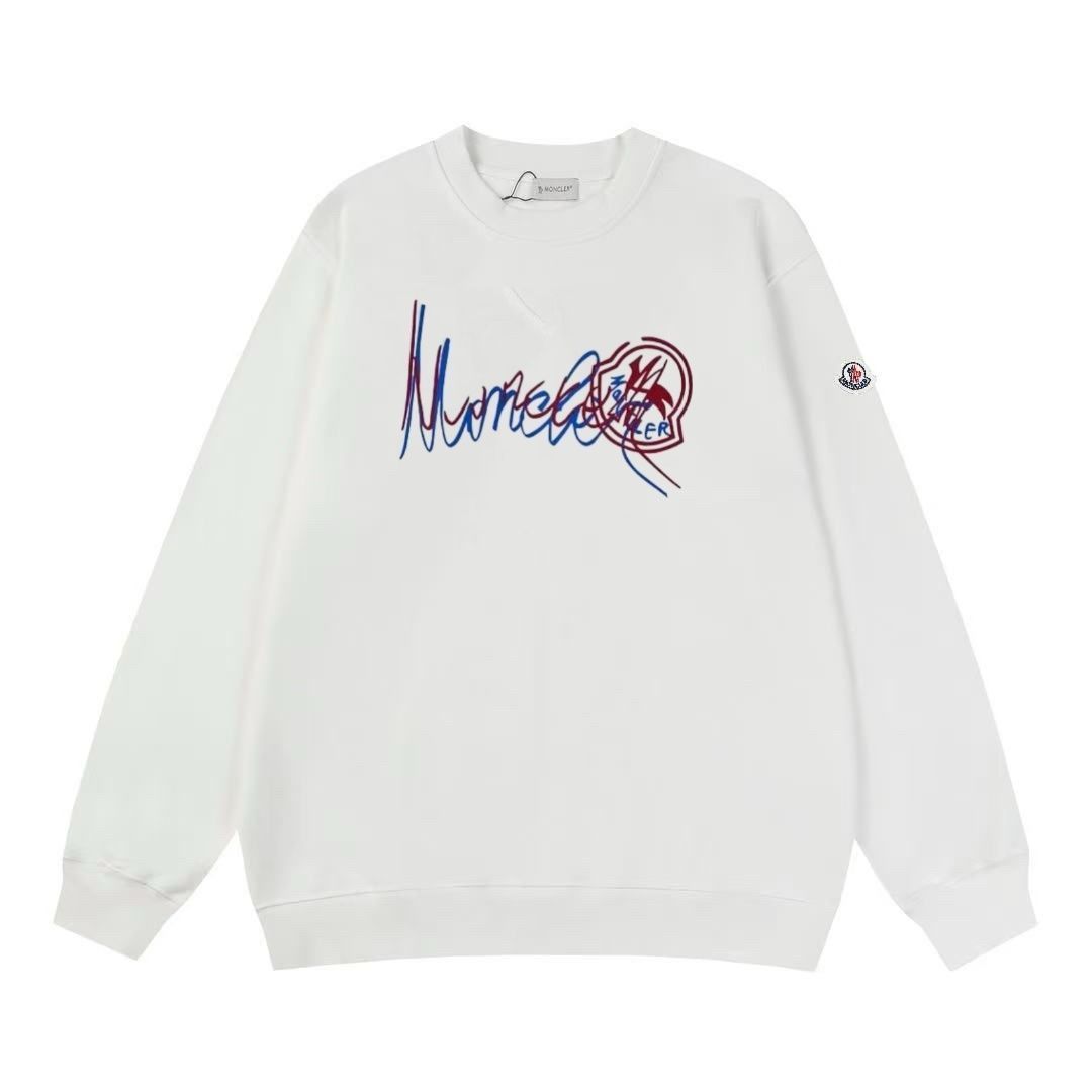 高級美品 状態良 新品！新品 タグ付 MONCLER モンクレール パーカー 長袖Tシャツ トップス シンプルフード付きパーカー ユニセックス